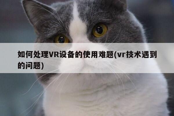 【bsports官网】如何处理VR设备的使用难题(vr技术遇到的问题)