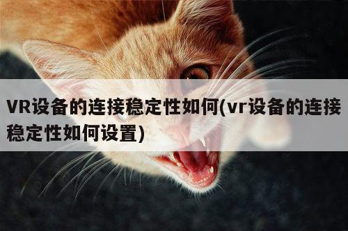 bsports官网：VR设备的连接稳定性如何(vr设备的连接稳定性如何设置)